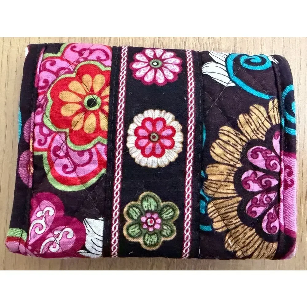 Vera Bradley Tri-Fold Wallet in Mod Floral Print NWOT